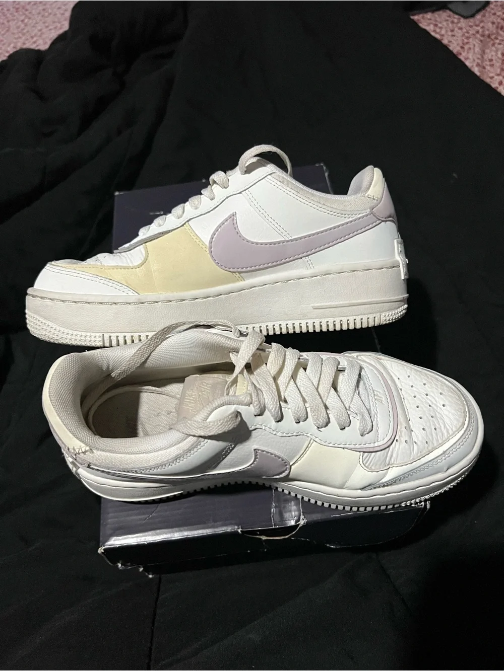 Nike Air Force 1 Shadow Sail Platinum Violet W Size 6.5